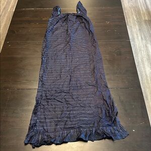 Elegant Navy Long Sleeve Dress